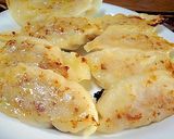 こってりもちもち牛豚肉玉ねぎレタス餃子作り方5写真