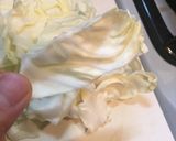 キャベツのペペロンチーノ！美味しい！作り方1写真