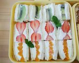 運動会弁当*サンドイッチ*フルーツサンド作り方3写真