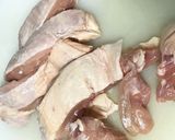 【大皿料理】筑前煮（炒り鶏）生姜入り作り方1写真