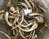 簡単生らっきょう皮むき作り方1写真