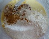 混ぜて焼くだけ♪りんごとバナナのケーキ作り方6写真