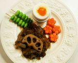 お弁当(6/23) すき焼き弁当作り方1写真
