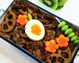 お弁当用 市販のすき焼きタレで炒め物作り方4写真