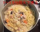クラムチャウダー スープスパ作り方5写真