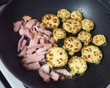 ズッキーニとトマトのミートソース焼き作り方2写真