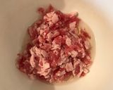 豚こまつくね丼作り方1写真