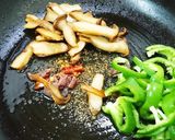 アンチョビと揚げエリンギのペペロンチーノ作り方3写真