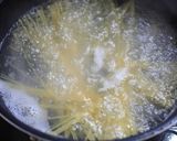 チーズベーコンエッグのスパゲッティ作り方1写真