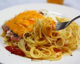 チーズベーコンエッグのスパゲッティ作り方14写真