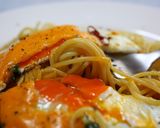 チーズベーコンエッグのスパゲッティ作り方15写真