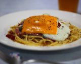 チーズベーコンエッグのスパゲッティ作り方11写真
