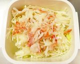 簡単！白菜えのきカニカマのレンジ塩麹蒸し作り方3写真