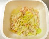 簡単！白菜えのきカニカマのレンジ塩麹蒸し作り方5写真