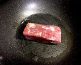 お家で♫にんにくたっぷり牛肉のタタキ作り方2写真
