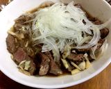 お家で♫にんにくたっぷり牛肉のタタキ作り方6写真