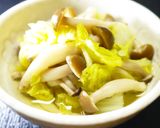簡単！白菜えのきカニカマのレンジ塩麹蒸し作り方9写真