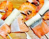 海老とサーモンの串焼きイタリアン作り方4写真