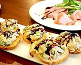 カニカマとアボカドのブルスケッタ作り方4写真