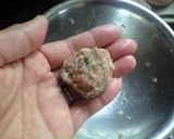 木綿豆腐のひき肉サンド煮作り方2写真
