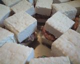 木綿豆腐のひき肉サンド煮作り方3写真