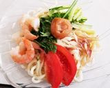 さっぱり夏梅干し夏バテ回復冷やしうどん作り方1写真