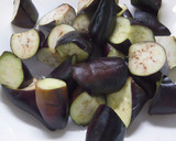 さば水煮缶とレンジ茄子と新玉ねぎの煮物作り方4写真