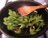 セロリのきんぴら作り方2写真