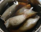 簡単、冷凍チャーハンで作るイカ飯！作り方6写真