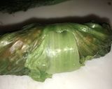 レタスで赤味噌肉春巻風作り方8写真