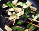 ♪夏を炒めて♪ナスとオクラの満腹味噌炒め作り方6写真