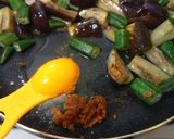 ♪夏を炒めて♪ナスとオクラの満腹味噌炒め作り方8写真