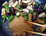 ♪夏を炒めて♪ナスとオクラの満腹味噌炒め作り方9写真