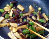 ♪夏を炒めて♪ナスとオクラの満腹味噌炒め作り方10写真