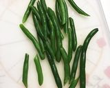さやいんげんのホットサラダ作り方1写真