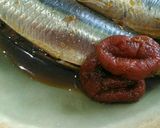 フライパンでいわしの梅煮作り方5写真