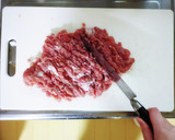 ♡玉ねぎでかさまし！豚コマの唐揚げ♡作り方1写真