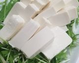 豆腐deガチツナ水菜サラダ作り方3写真