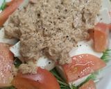 豆腐deガチツナ水菜サラダ作り方4写真