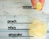 夏にぴったり！桃と甘酒の乳酸菌ドリンク作り方3写真