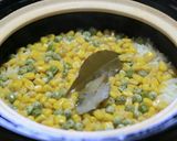 グリーンピースとトウモロコシの洋風ご飯作り方4写真