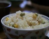 グリーンピースとトウモロコシの洋風ご飯作り方5写真