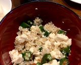なんだこりゃオクラ豆腐ヘルシーレタス飯作り方3写真