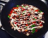 オイマヨポンで簡単味付け！アジアン肉飯作り方6写真