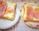 目玉焼きベーコントースト（ラピュタパン）作り方4写真