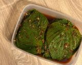韓国えごまのキムチ 깻잎 김치作り方7写真