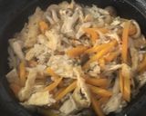 たっぷりしめじと人参の炊き込みご飯作り方4写真