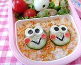 タコさんハンバーグお弁当作り方8写真