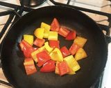夏野菜の冷製パスタ。作り方5写真