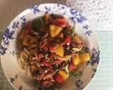 夏野菜の冷製パスタ。作り方12写真